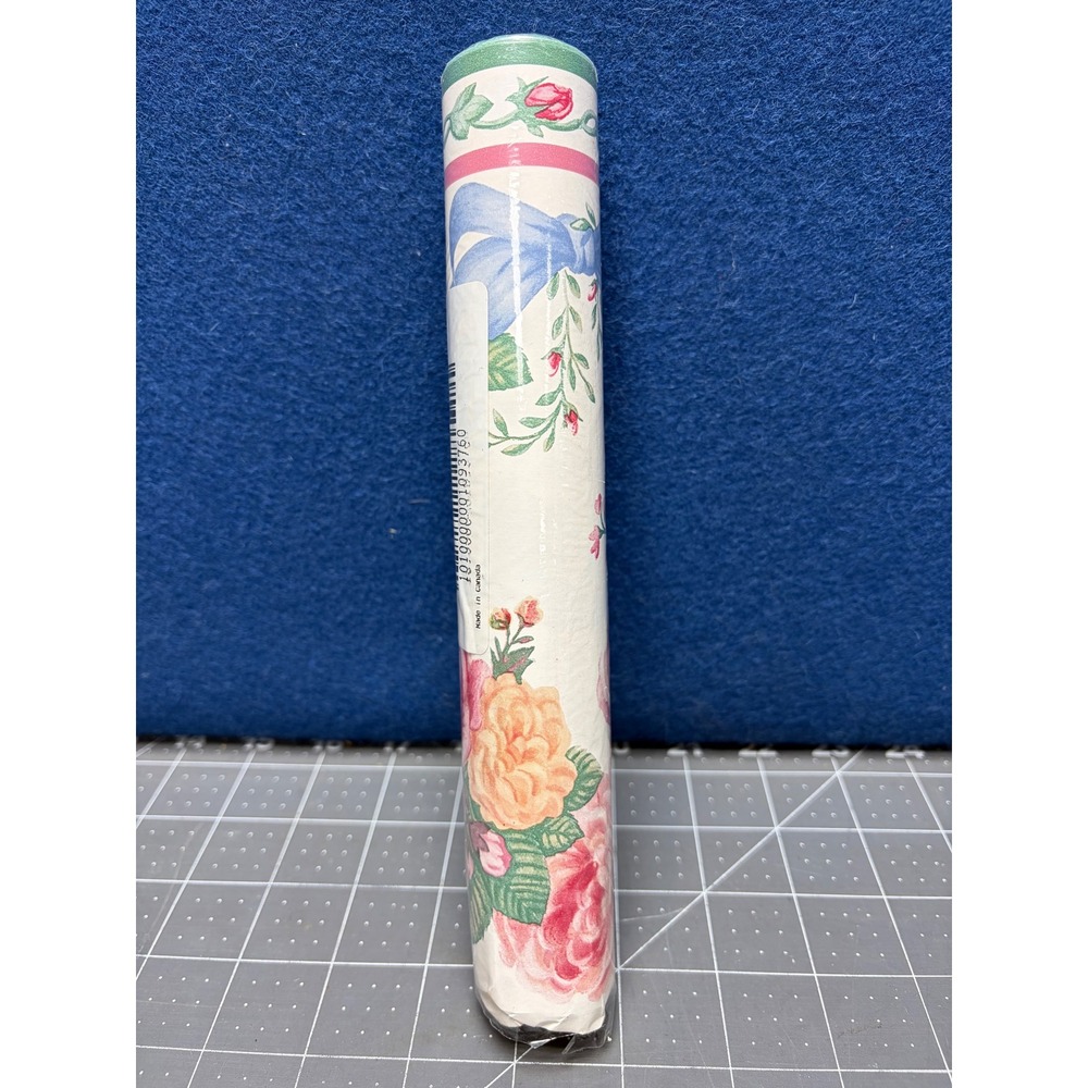 Imperial Wallpaper Border Floral Rose Blue Bow Sculpted SC3007B